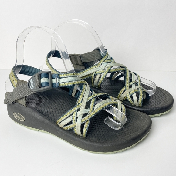 Chaco Women's Sandals - Gray and Green - Picture 9 of 15